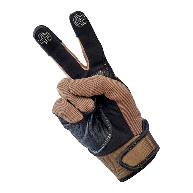 Biltwell Baja Gloves Chocolate / Black