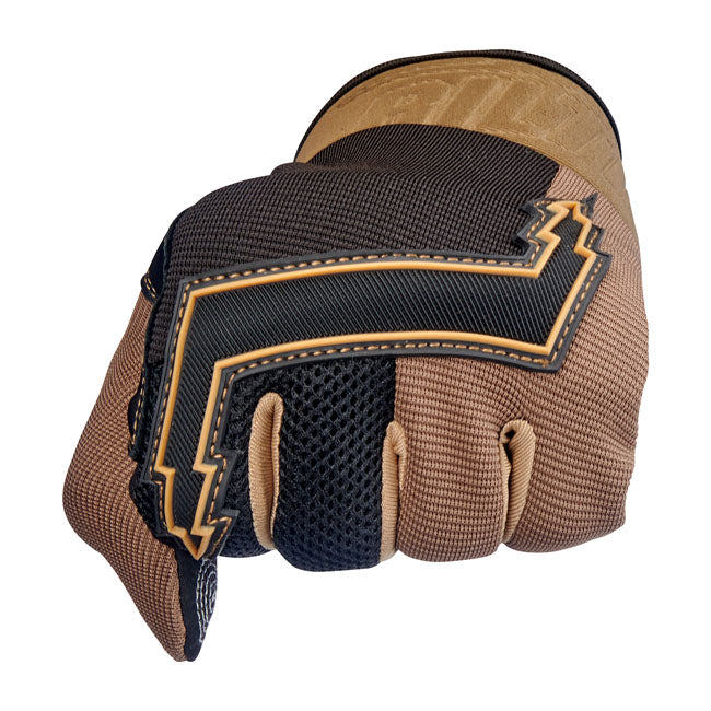 Biltwell Baja Gloves Chocolate / Black
