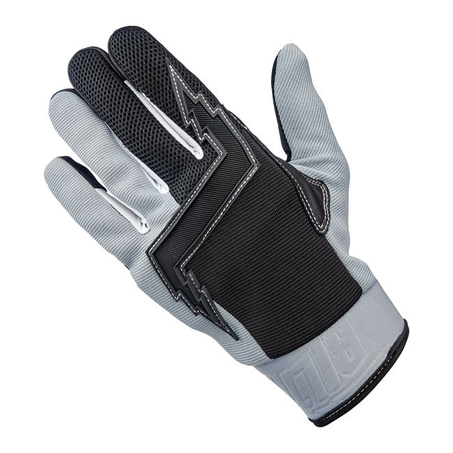 Biltwell Baja Gloves Grey / Black