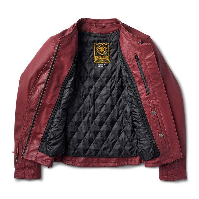 Roland Sands Design Argonne 74 Ladies Jacket Merlot