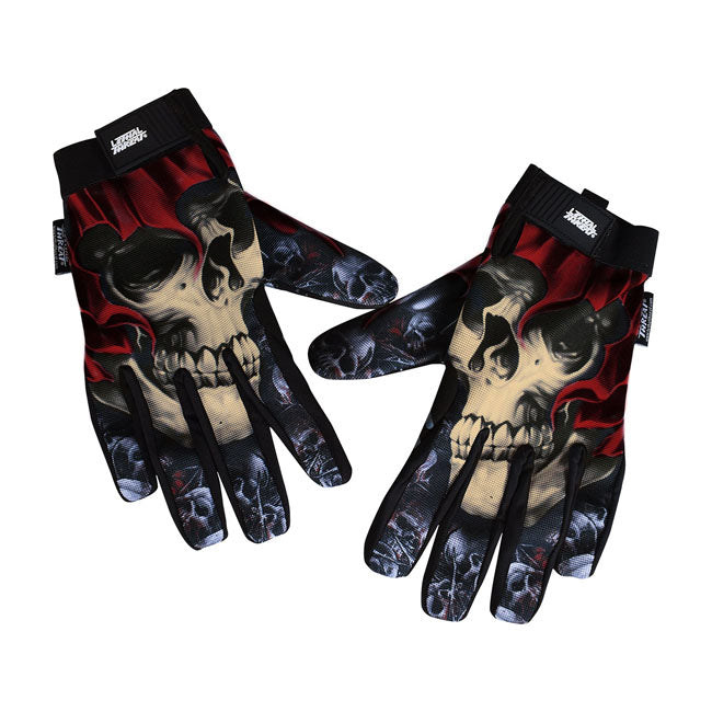 Lethal Threat Reaper Gloves Black Graphic