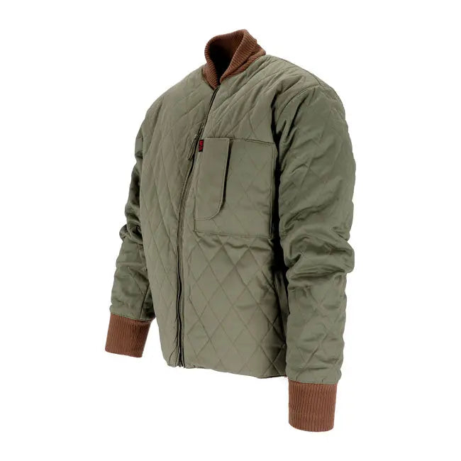 13 And A Half Magazine Long Haul Jacket Army Green FREE UK Delivery, FREE 365 Day Returns | Moto Central