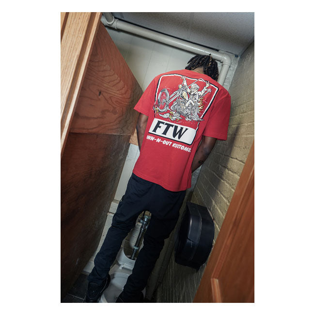 Down-N-Out Gettin Fried T-Shirt Red