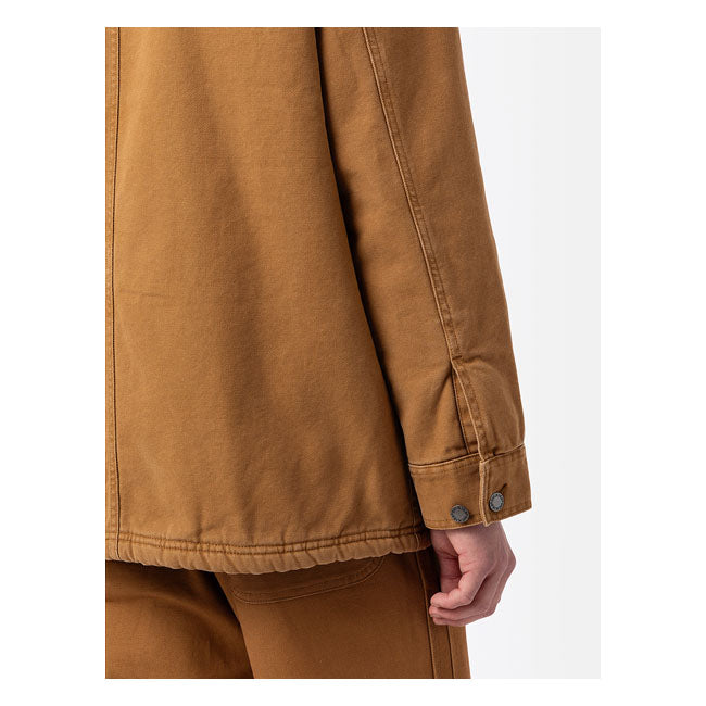 Dickies Duck Canvas Chore Jacket Stone Washed Brown Duck