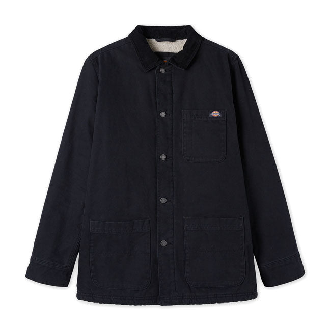 Dickies Duck Canvas Chore Jacket Stone Washed Black