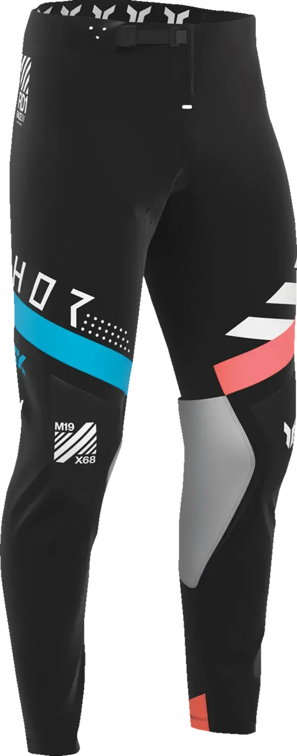 Thor Sportmode Synth MX Textile Trouser Black - FREE UK Shipping, FREE 365 Day Returns | Moto Central