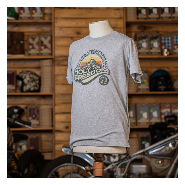 Holy Freedom L.A. Melange T-Shirt Grey