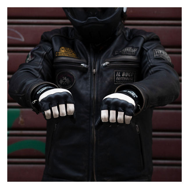 Holy Freedom Outlaw Ride Gloves Black / White
