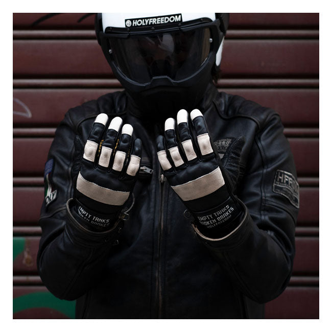 Holy Freedom Outlaw Ride Gloves Black / White
