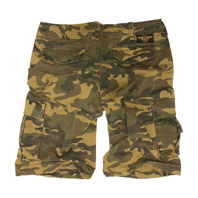 West Coast Choppers CFL Cargo Shorts Vintage Vintage Camo