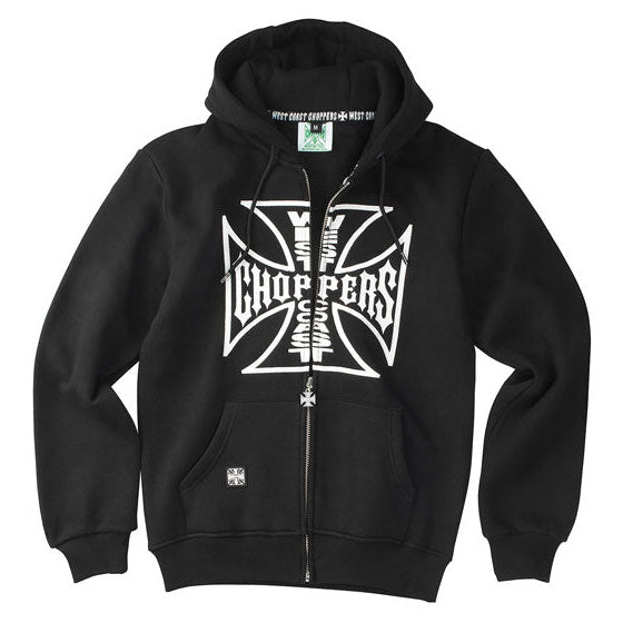 West Coast Choppers OG Logo Zip Hoodie Black - primary product view