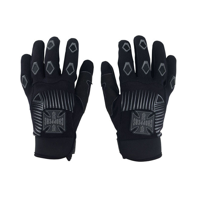 West Coast Choppers Por Vida Gloves Black