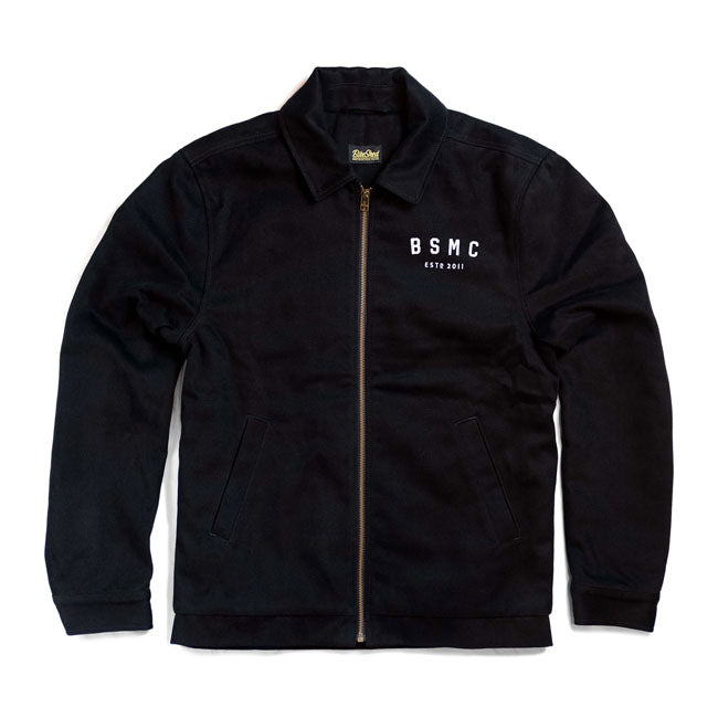 Bike Shed ESTD Twill Jacket Black