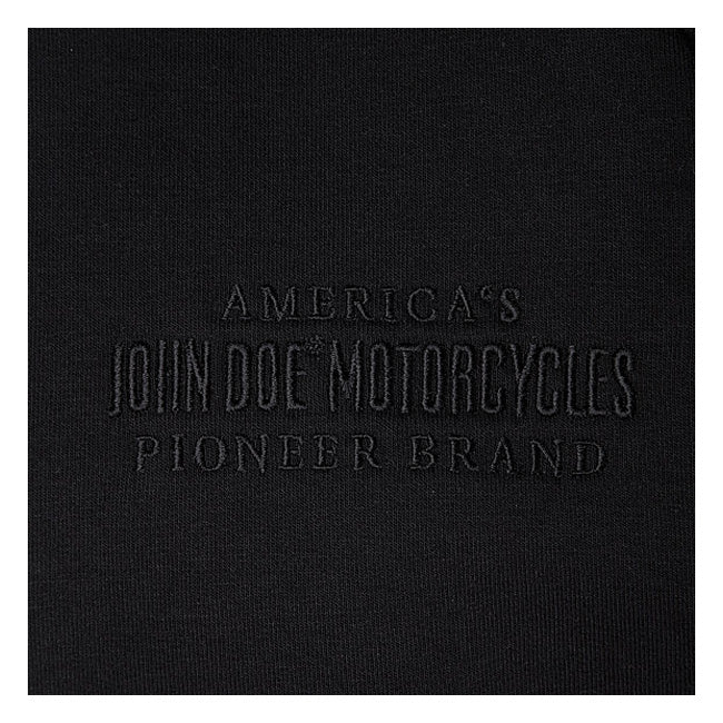 John Doe Zip Hoodie Black