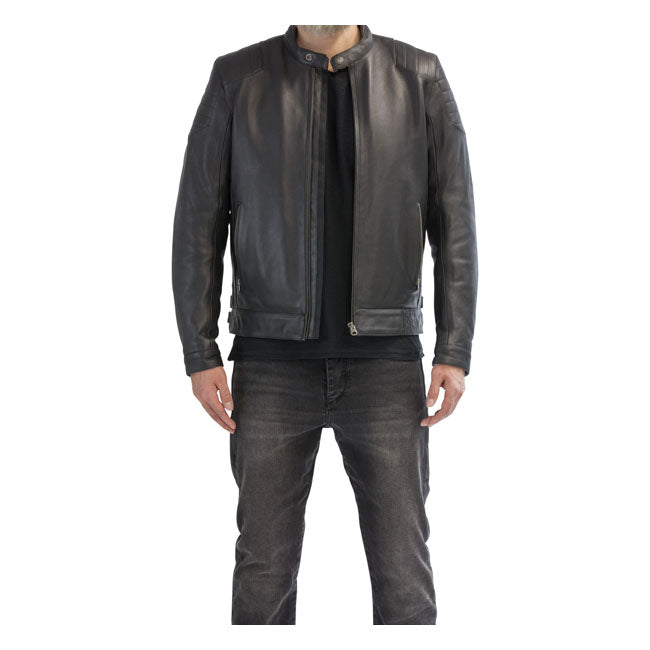 John Doe Technical Leather Jacket With XTM Black