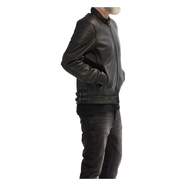 John Doe Technical Leather Jacket With XTM Black