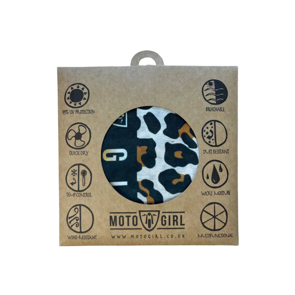MotoGirl Ladies Neck Tube Leopard FREE UK Delivery, FREE 365 Day Returns | Moto Central