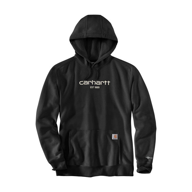 Carhartt Logo Graphic Hoodie Black