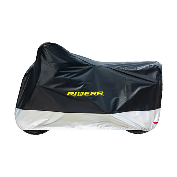 Riderr Motorcycle Cover Black / Silver FREE UK Delivery, FREE 365 Day Returns | Moto Central