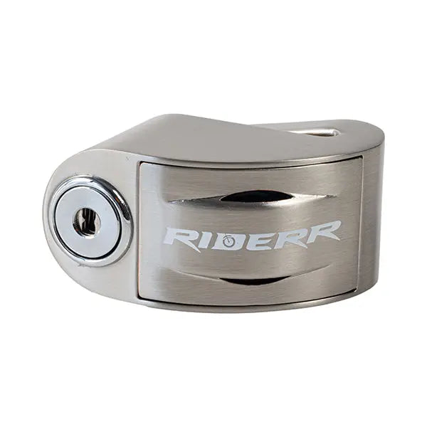 Riderr RT6 Alarm Disc Lock Silver FREE UK Delivery, FREE 365 Day Returns | Moto Central