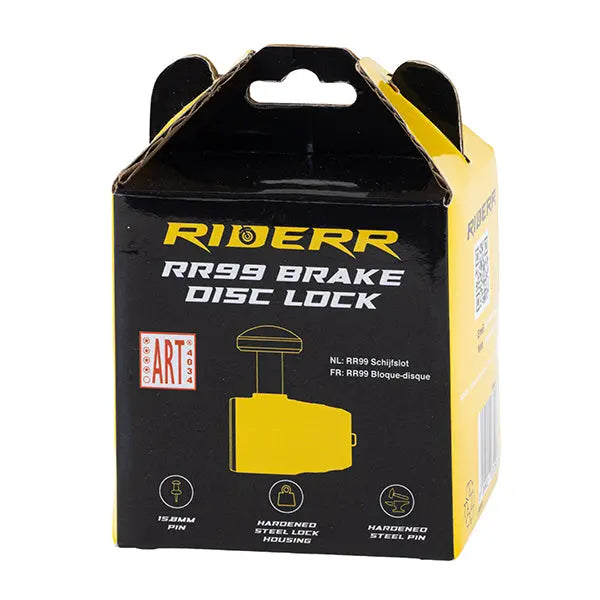 Riderr RR99 Disc Lock Fluo Yellow FREE UK Delivery, FREE 365 Day Returns | Moto Central