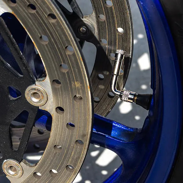 Riderr Angle Valves Silver FREE UK Delivery, FREE 365 Day Returns | Moto Central