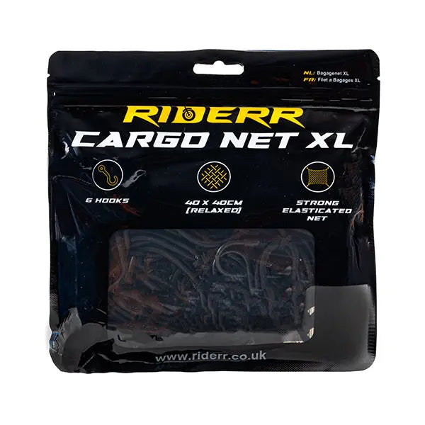 Riderr Extra Large Cargo Net Black FREE UK Delivery, FREE 365 Day Returns | Moto Central
