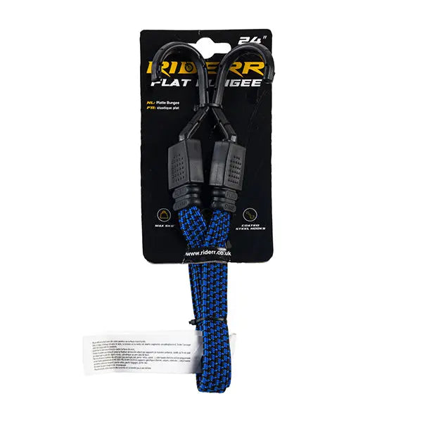 Riderr Flat Bungee Blue / Black FREE UK Delivery, FREE 365 Day Returns | Moto Central