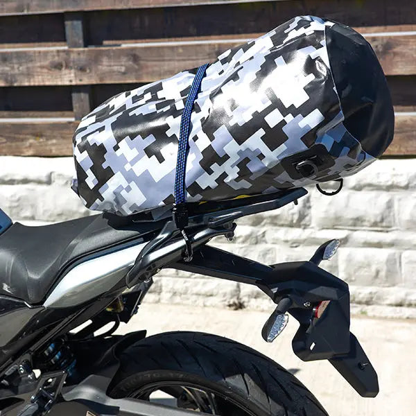 Riderr Flat Bungee Blue / Black FREE UK Delivery, FREE 365 Day Returns | Moto Central