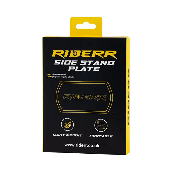 Riderr Side Stand Plate Black FREE UK Delivery, FREE 365 Day Returns | Moto Central