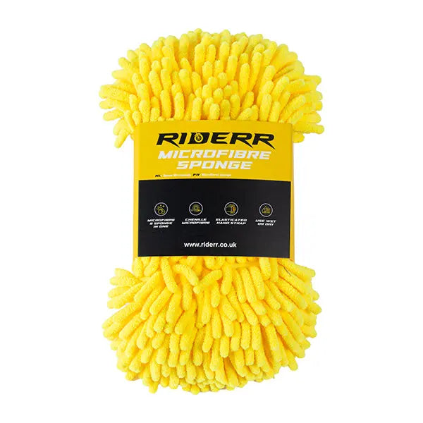 Riderr Microfibre Sponge Yellow FREE UK Delivery, FREE 365 Day Returns | Moto Central