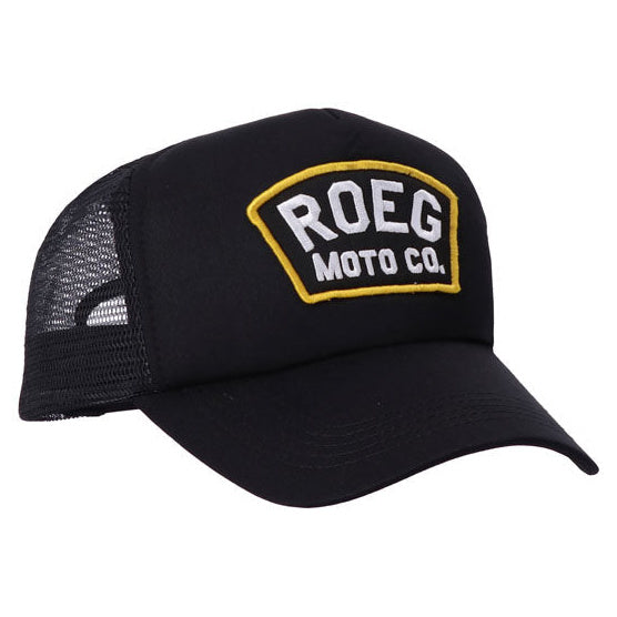 Roeg Tuscon Trucker Cap Black - product view