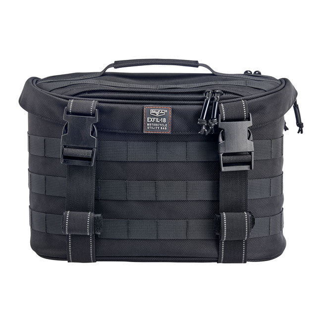 Biltwell Exfil-18 Throw-Over Saddlebags Black