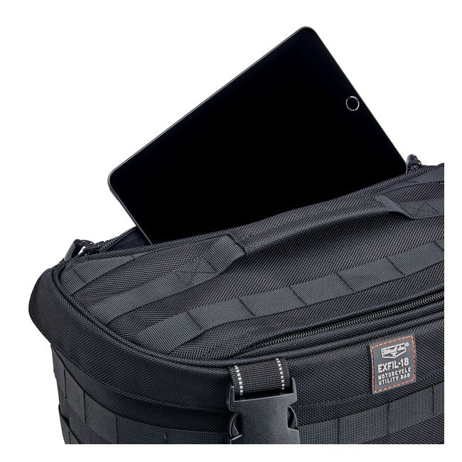 Biltwell Exfil-18 Throw-Over Saddlebags Black