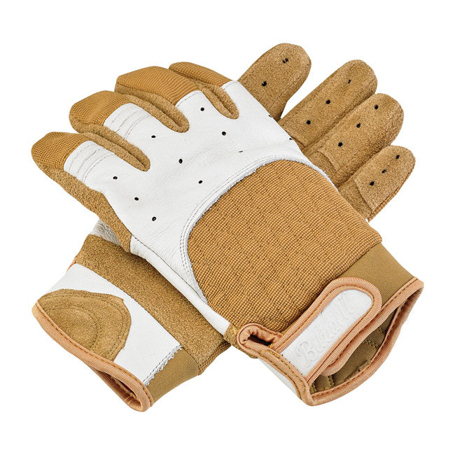 Biltwell Bantam Gloves White / Tan