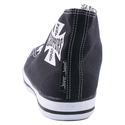 West Coast Choppers Warrior Hi-Tops Shoes Black - alternate product view