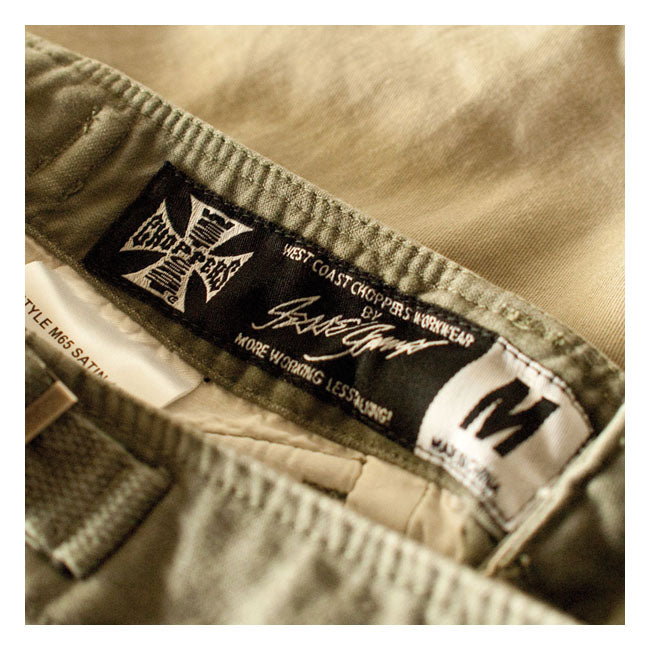 West Coast Choppers M-65 Cargo Trouser Green