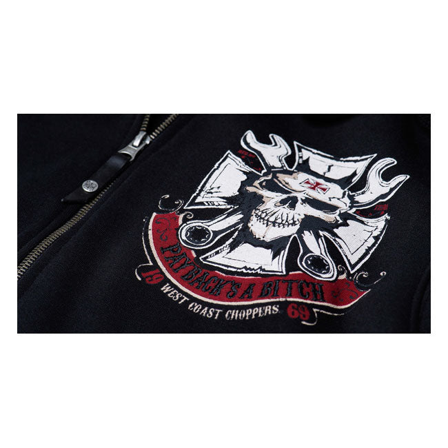 West Coast Choppers Mechanic Zip Hoodie Black