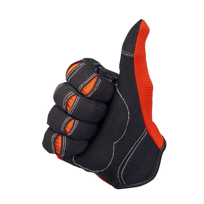 Biltwell Moto Gloves Orange / Black