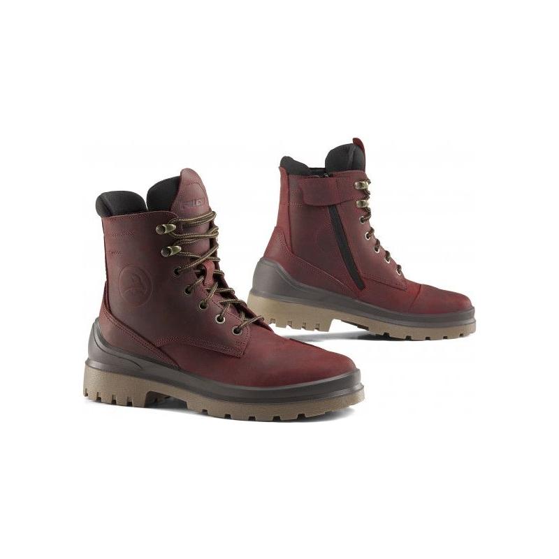 Falco Viky Ladies Leather Boots Burgundy