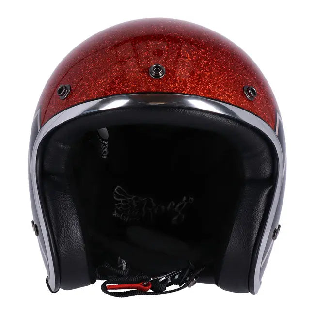 13 And A Half Magazine Skull Bucket Flake Amber FREE UK Delivery, FREE 365 Day Returns | Moto Central