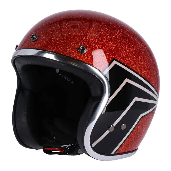 13 And A Half Magazine Skull Bucket Flake Amber FREE UK Delivery, FREE 365 Day Returns | Moto Central