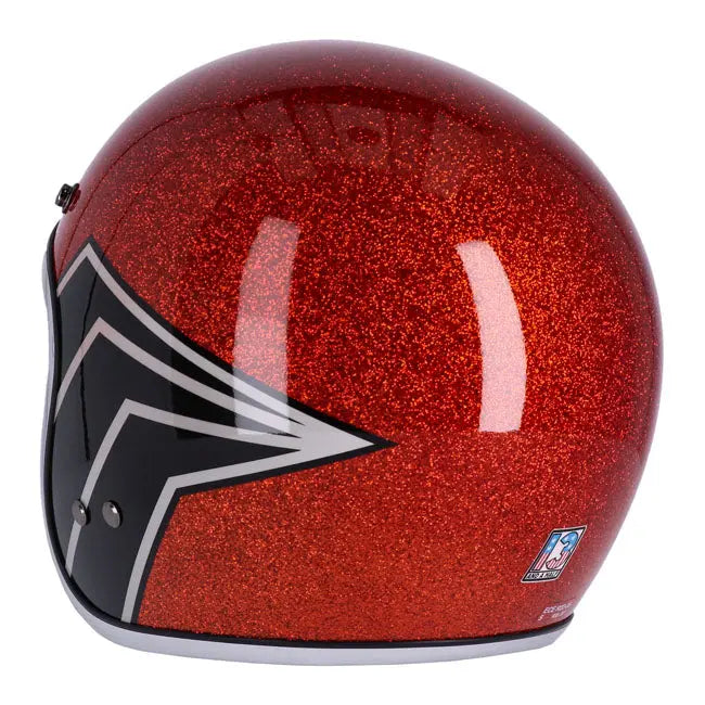 13 And A Half Magazine Skull Bucket Flake Amber FREE UK Delivery, FREE 365 Day Returns | Moto Central