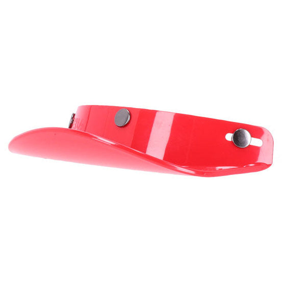 13 And A Half Scum Three-Stud Open-Face Helmet Peak Red - packaging view