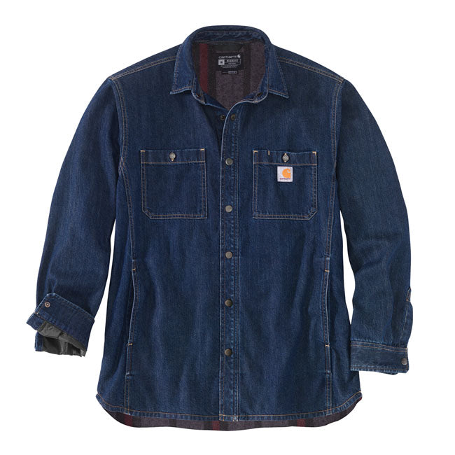 Carhartt Denim Fleece Lined Shirt Glacier