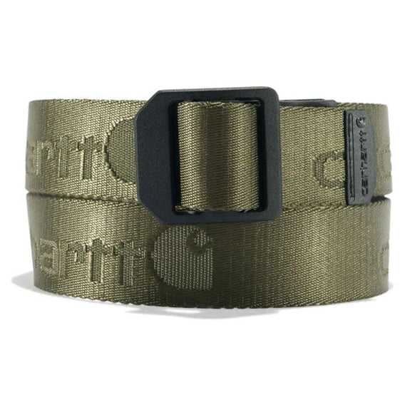 Carhartt Nylon Webbing Ladder Lock Belt Army Green - primary product view