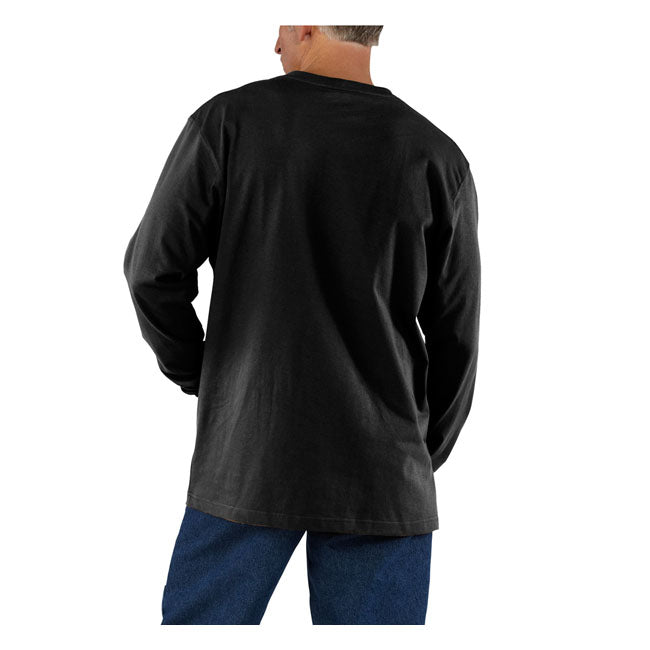 Carhartt Pocket Long Sleeve T-Shirt Black
