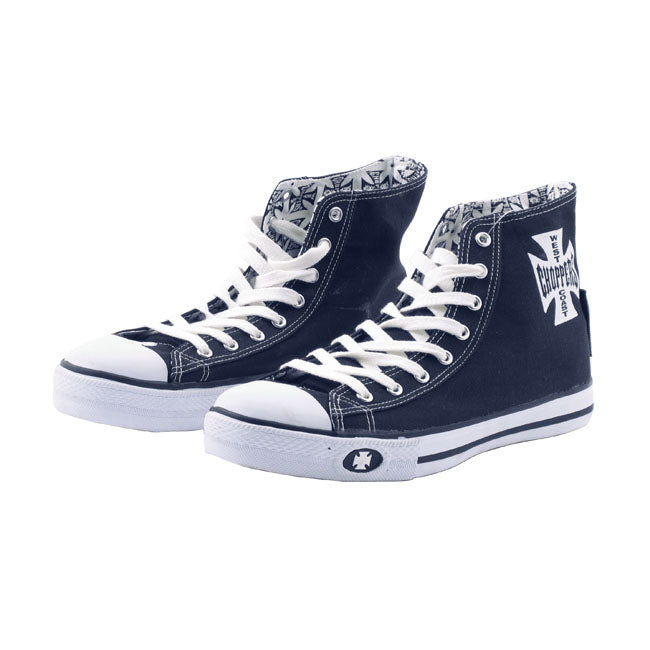 West Coast Choppers Warrior Hi-Tops Shoes Navy