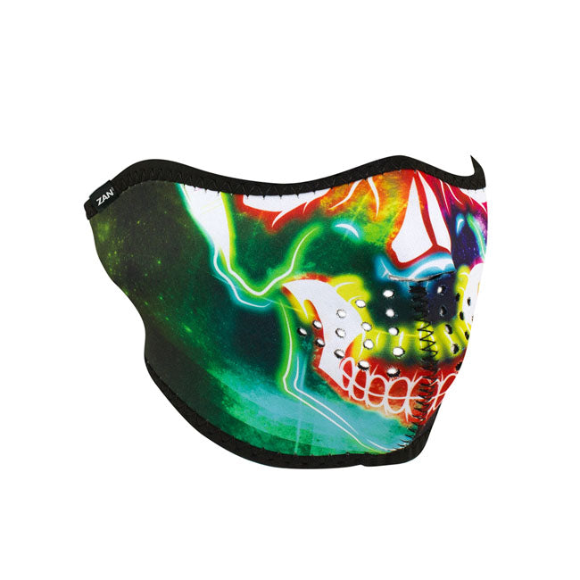 ZAN Headgear Neoprene Half Mask Electric Skull