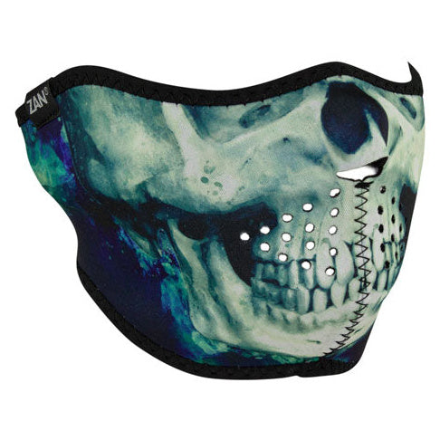 ZAN Headgear Neoprene Half Mask Paint Skull - product view